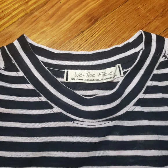 🌻 Host Pick 🌻Free People Black Stripes Size XS - Picture 8 of 9